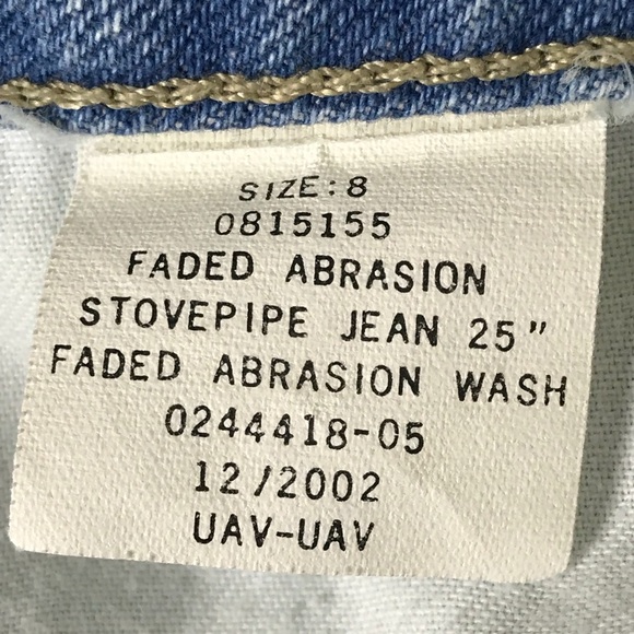 Tommy Hilfiger Stovepipe Crop Jeans 8 Denim Blue - Picture 7 of 8